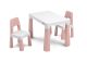 Mesa Infantil de plástico y 2 sillas Monti , Toyz-Rosa - imagen 2