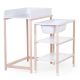 Mueble cambiador con Bañera en color Blanco y Natural, Childhome