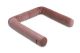 Protector en Rulo para Cuna – 200 cm – Tejido Aterciopelado y Relleno Antialérgico-Rosa - imagen 2