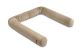 Protector en Rulo para Cuna – 200 cm – Tejido Aterciopelado y Relleno Antialérgico-Beige - imagen 2