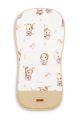 Colchoneta Reversible de Muselina para Cochecito - Motivo Conejito Beige