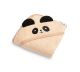 Toalla de Baño Suave con Capucha Panda 90x90 cm - Beige