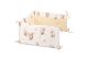 Protector de Cuna Beige con Conejo