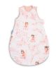 Saco de Dormir para Bebés S (45x70 cm) – Diseño Hadas Rosa, Algodón Hipoalergénico con Cremallera Bidireccional