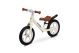 Bicicleta de equilibrio Inter con diseño pastel, altura ajustable, ruedas grandes y sillín de eco-cuero. Ideal para niños de 3 a 6 años.