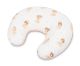 Cojín de Lactancia Muselina Rosa Ballerinas – Almohada Ergonómica Multifuncional para Bebé 0+