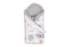 Saco Arrullo para Bebé de Muselina 75x75 cm – Doble Cara con Relleno Hipoalergénico – Teddy Grey