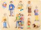 Puzzle de madera familia y amigos
