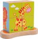 Puzzle para encajar cubos Animalitos