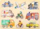 Puzzle vehículos de la ciudad
