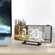 Reloj despertador Led con Proyector y espejo - Multifuncional y Compacto - imagen 2