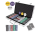 Set de Poker Malatec con 300 Fichas y Accesorios