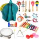 Set de instrumentos Musicales de madera en Mochila 