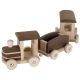 Tren de madera Natural Berna , Goki, 71 x 16 x 19 cm