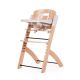 Trona evolutiva Childhome Evosit natural en madera de haya