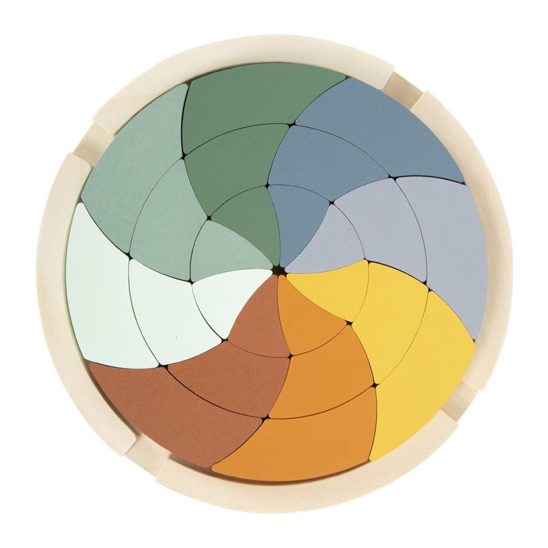 Puzzle de Colores “Safari” - Juego Creativo Montessori de Madera
