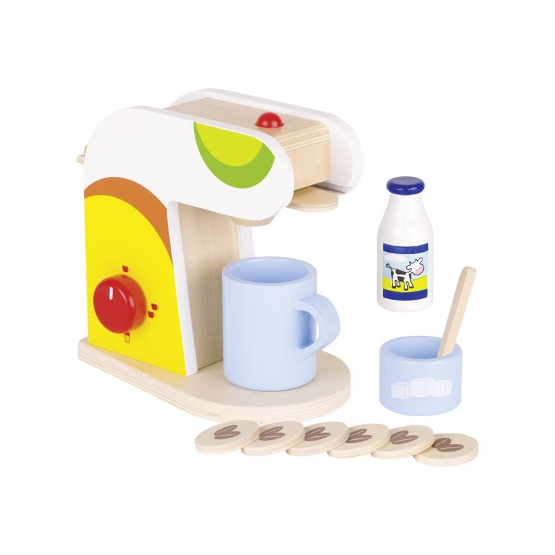 Cafetera con accesorios de madera de juguete, de Goki - imagen 7