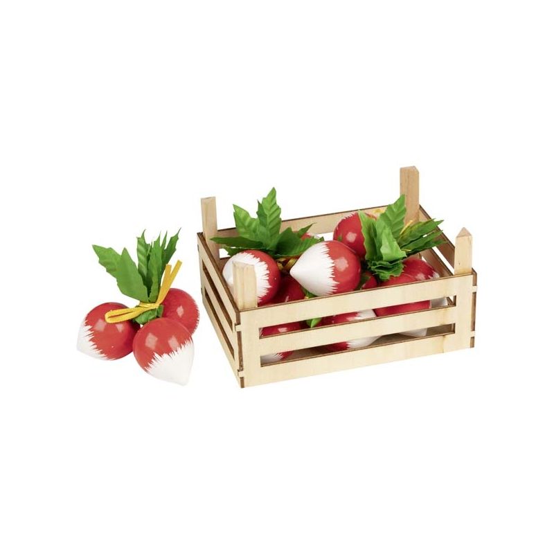 Caja de madera con 5 rabanitos, de Goki - imagen 7