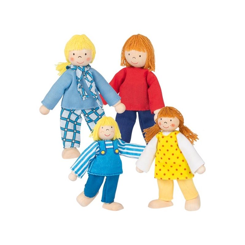 Set de familia moderna articulada y flexible, de Goki