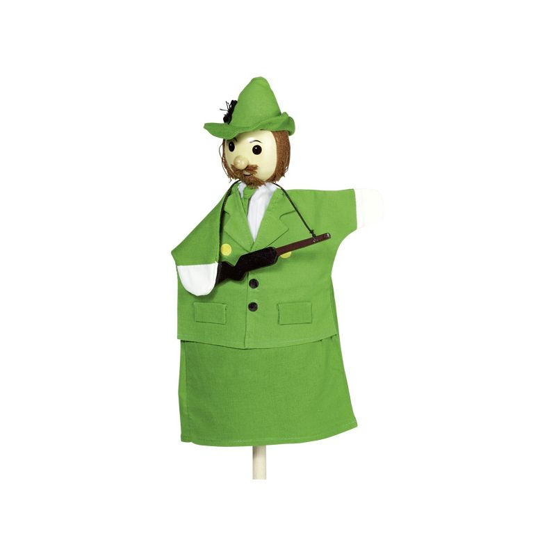 Marioneta de mano de cazador, de Goki