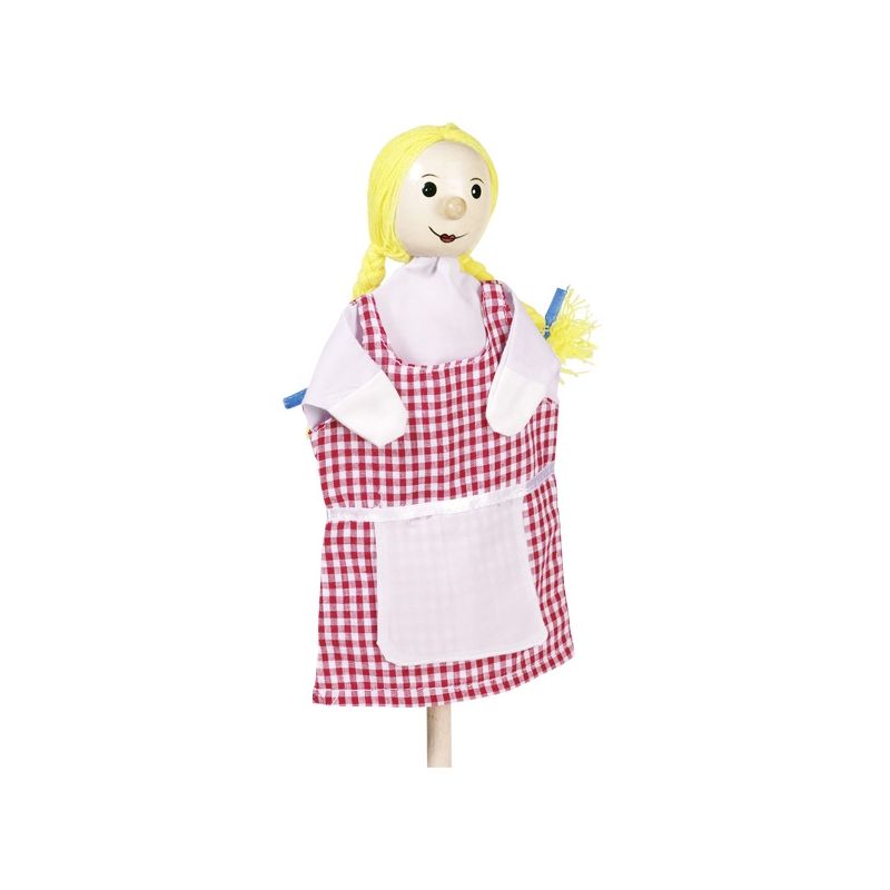 Marioneta de mano de muchacha Gretel, de Goki