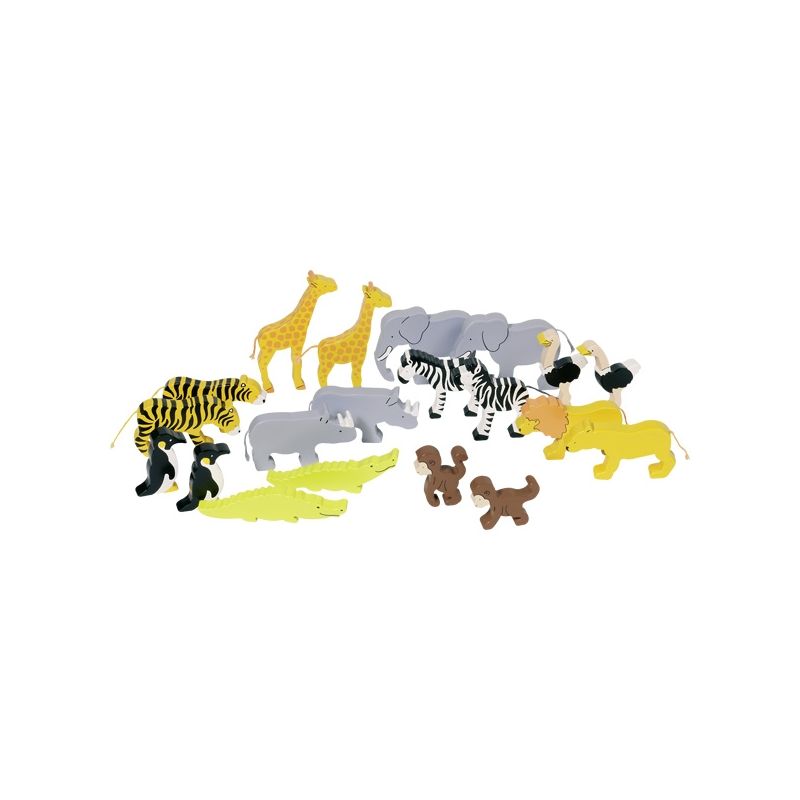 Animales de África de madera, de Goki - imagen 7