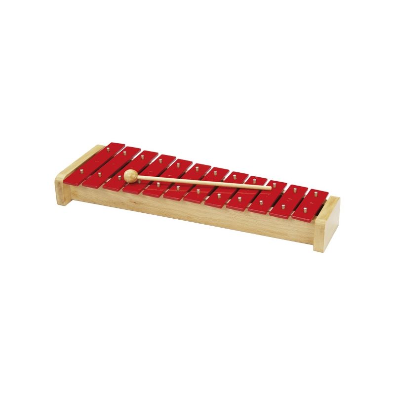Metalófono rojo de 12 tonos, de Goki