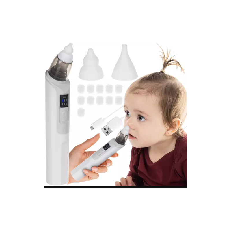 Aspirador Nasal Eléctrico con 6 Modos para Bebés y Niños Pequeños