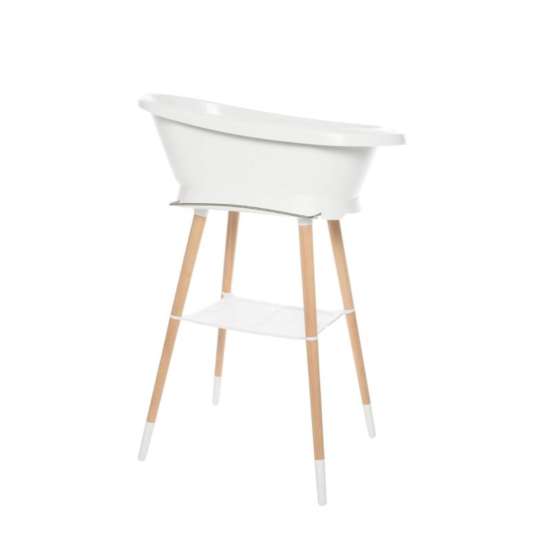 Bañera con soporte Sense Blanca + Tubo de desagüe , Bebe Jou