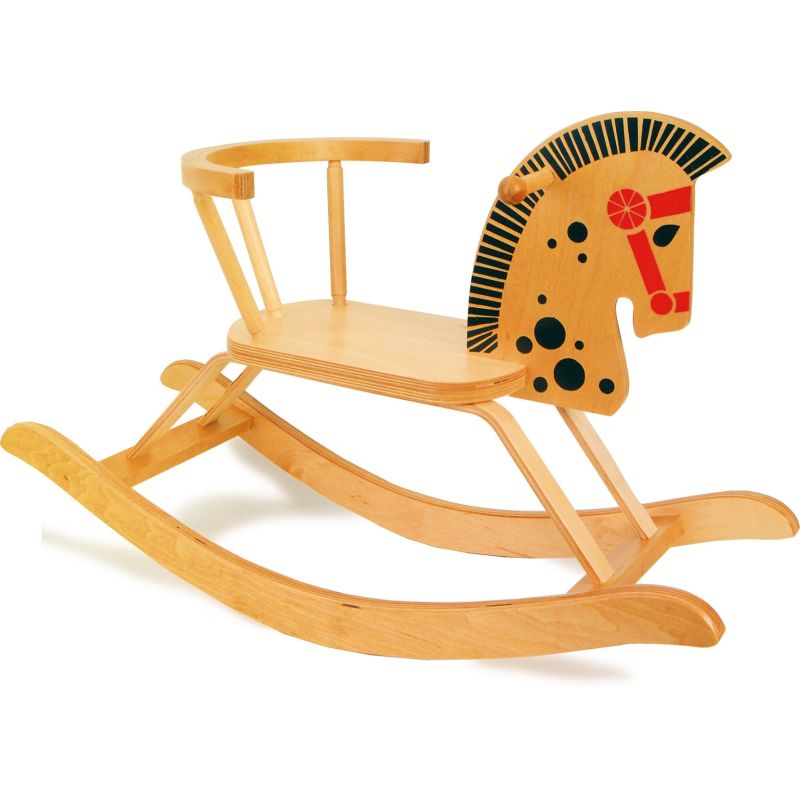 Balancín de madera de Abedul Caballo