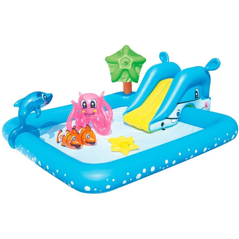 Piscina Hinchable Infantil Acuario 239x206x86 cm con Tobogán Bestway - imagen 7