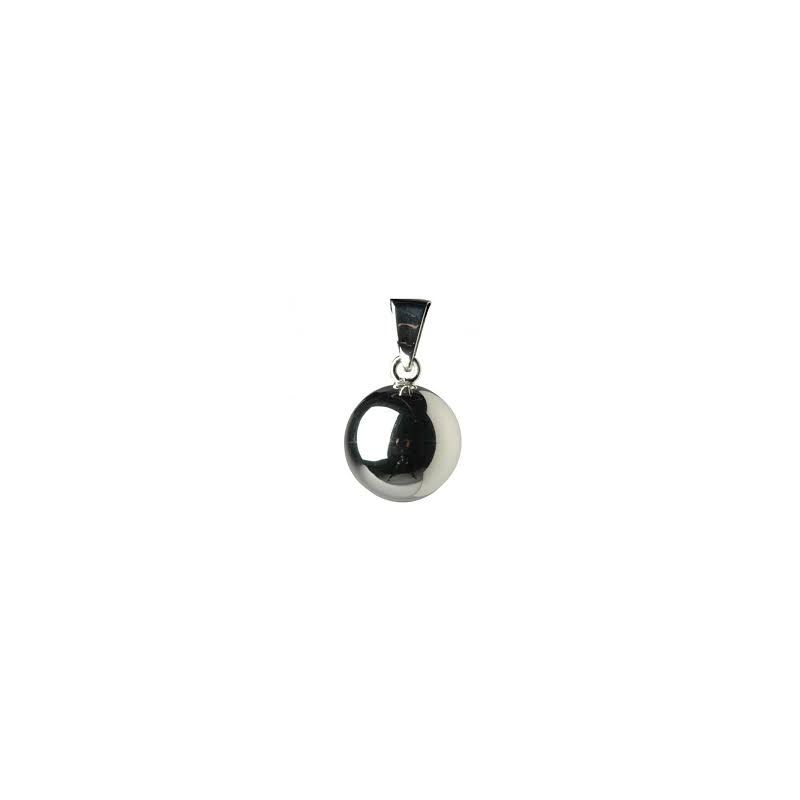 Llamador de ángeles Babylonia: bola plateada con cordón gris de 140 cm - imagen 4
