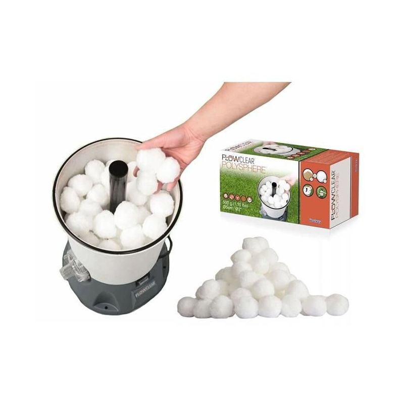 Bolas de Filtración para Depuradora Flowclear Polysphere 500 gr , Bestway - imagen 7