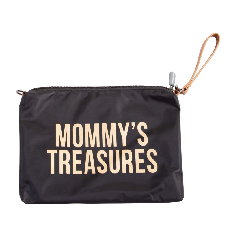 Bolso Neceser Mommy's Treasures Negro Letras Doradas Childhome - imagen 4