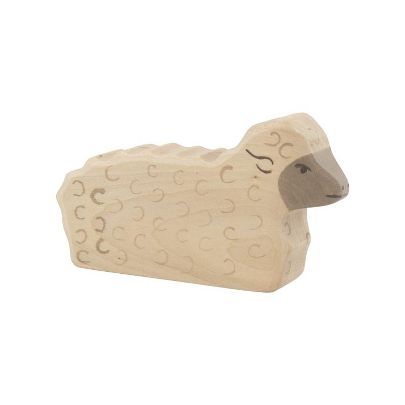Figura de madera Borrego tumbado Holztiger - imagen 2