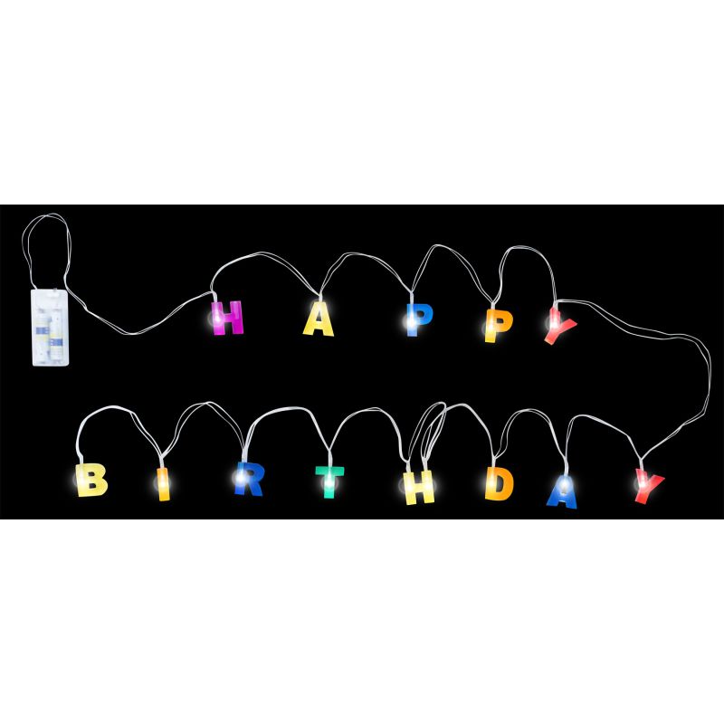 Cadena de luces Happy Birthday  - imagen 4