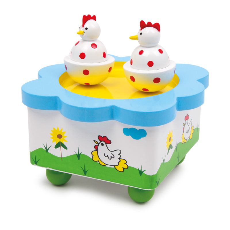 Caja musical Gallinas bailadoras