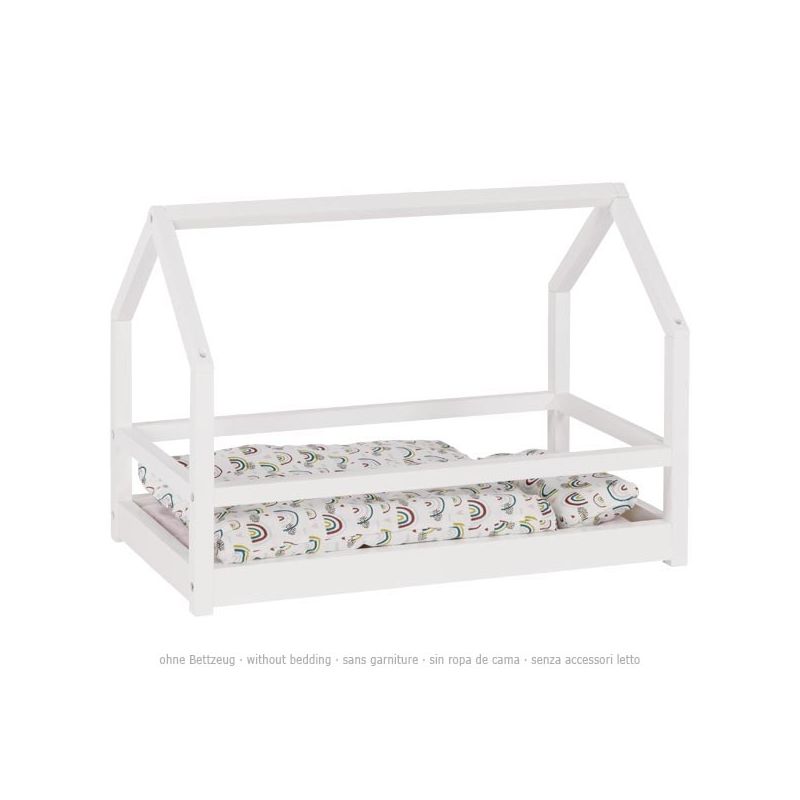 Cama de muñecas con techo a dos aguas - imagen 7