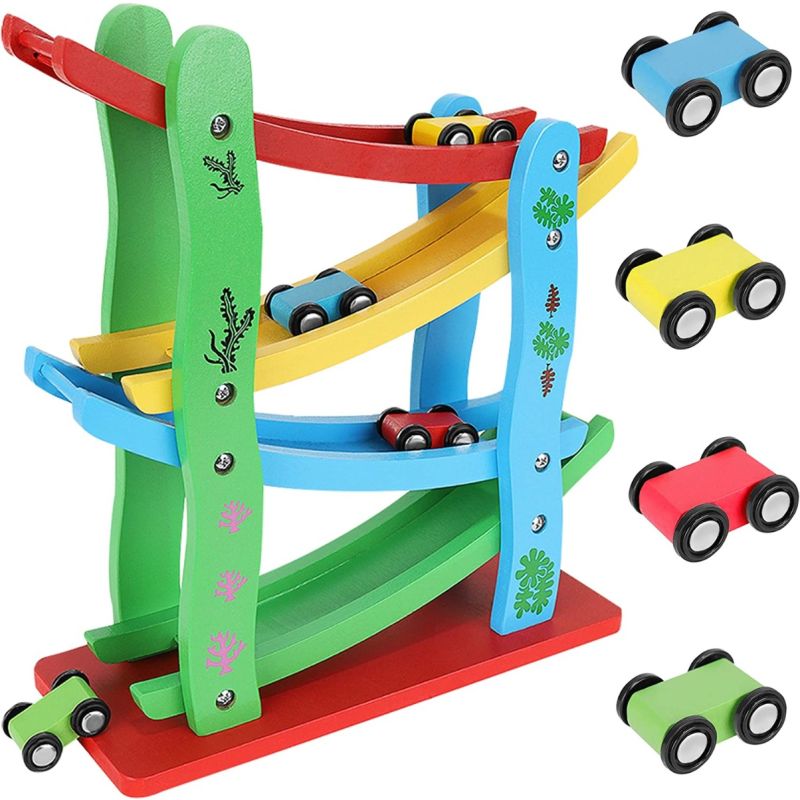 Circuito de Coches de Carreras de madera - imagen 4
