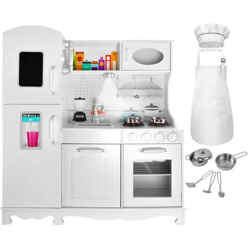 Cocina grande de madera Blanca Estilo Vintage Escandinavo - imagen 7