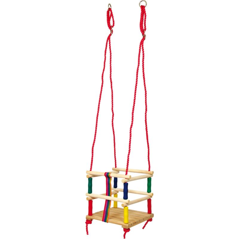 columpio de madera para bebés