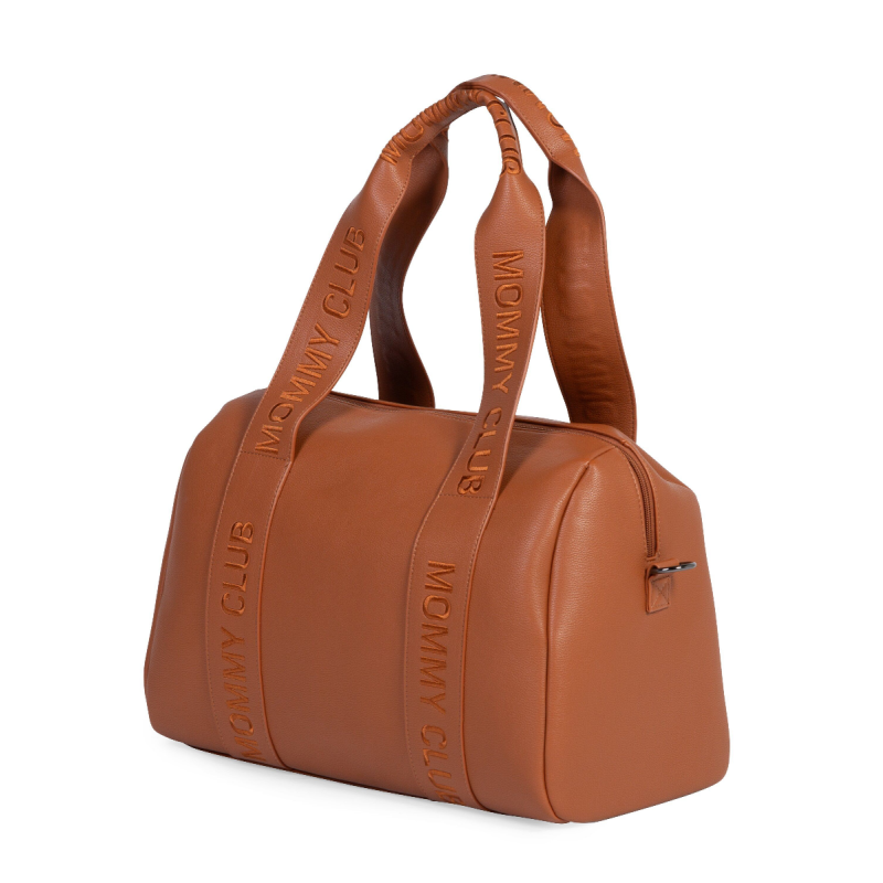 Bolso Maternal Mommy Club Signature en Cuero Vegano - Marrón - imagen 4