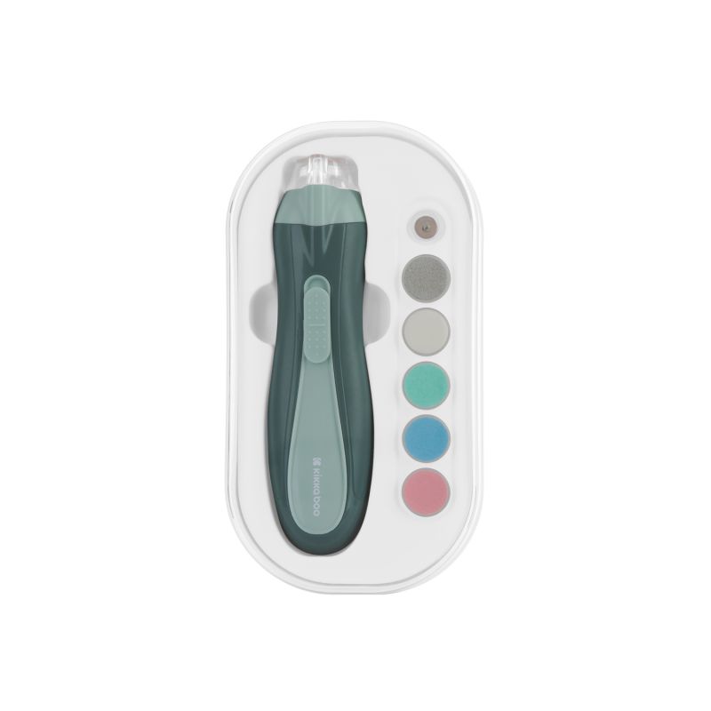 Lima de Uñas Eléctrica para Bebé Kikkaboo con Luz LED y 6 Cabezales - imagen 2