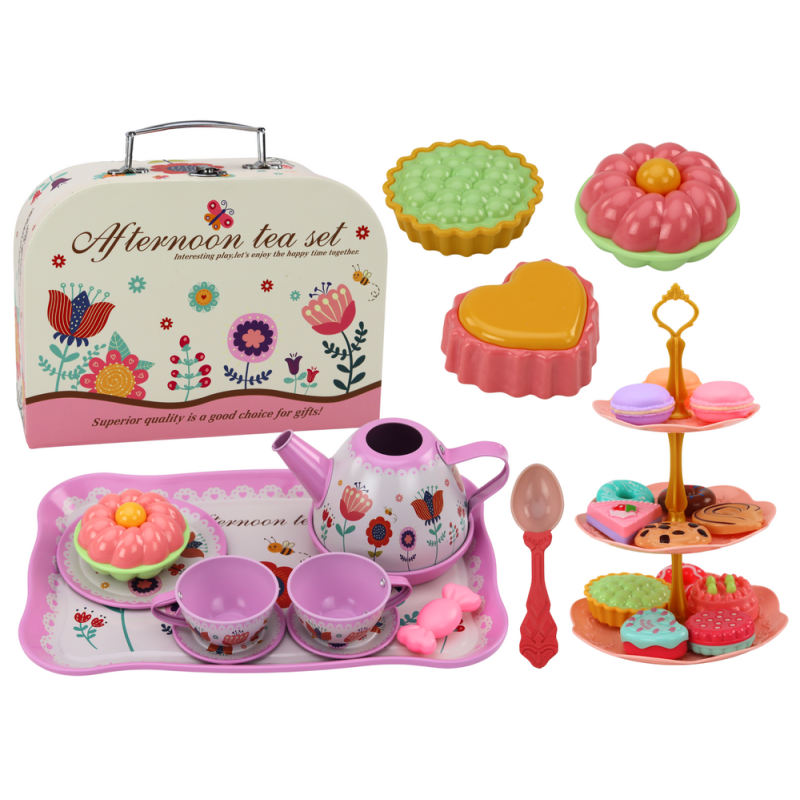 Set de Té Infantil en Maletín | Tazas, Platos y Pastelera - imagen 2