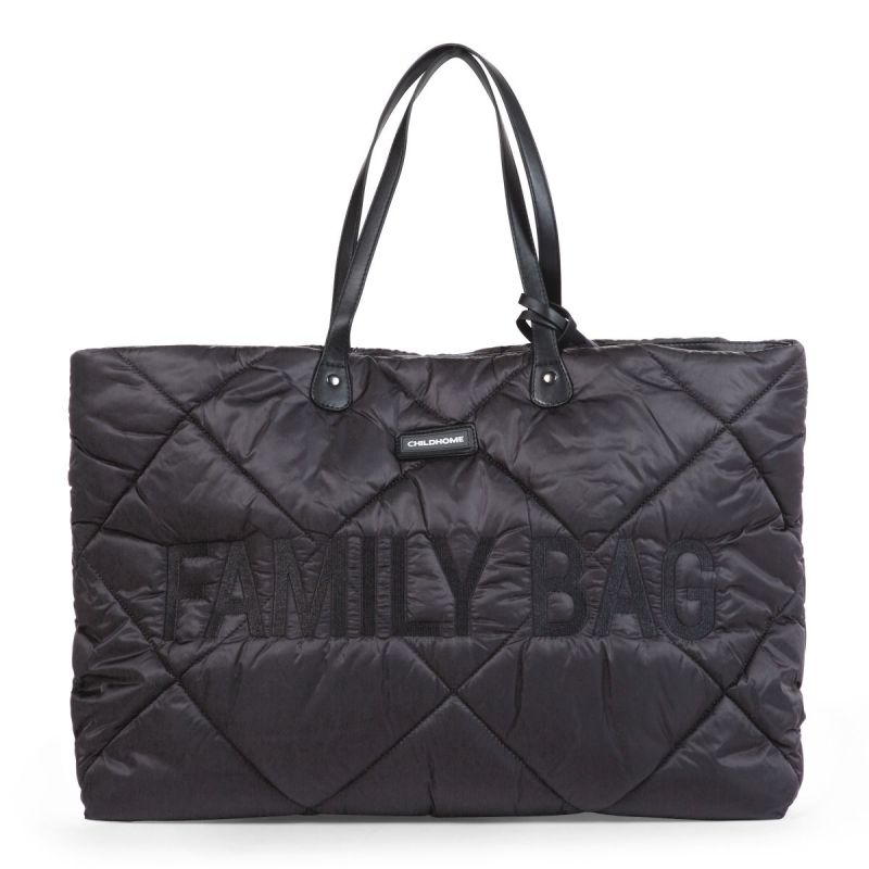 Bolso familiar Family Bag Acolchado Negro , Childhome