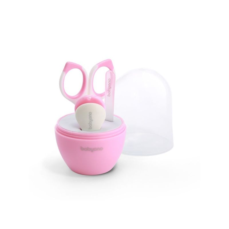 Set de Cuidado de Uñas BabyOno  - Completo y Seguro para Bebés-Rosa - imagen 2