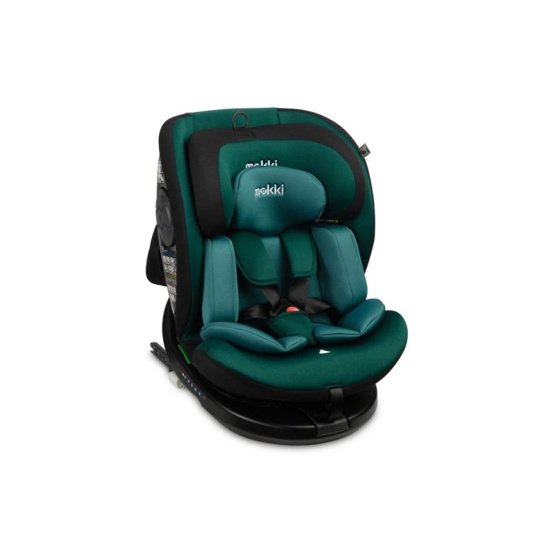 Silla de Coche Mokki i-Size (40-150 cm) - Seguridad y Comodidad Innovadora para Todas las Etapas-Verde - imagen 2
