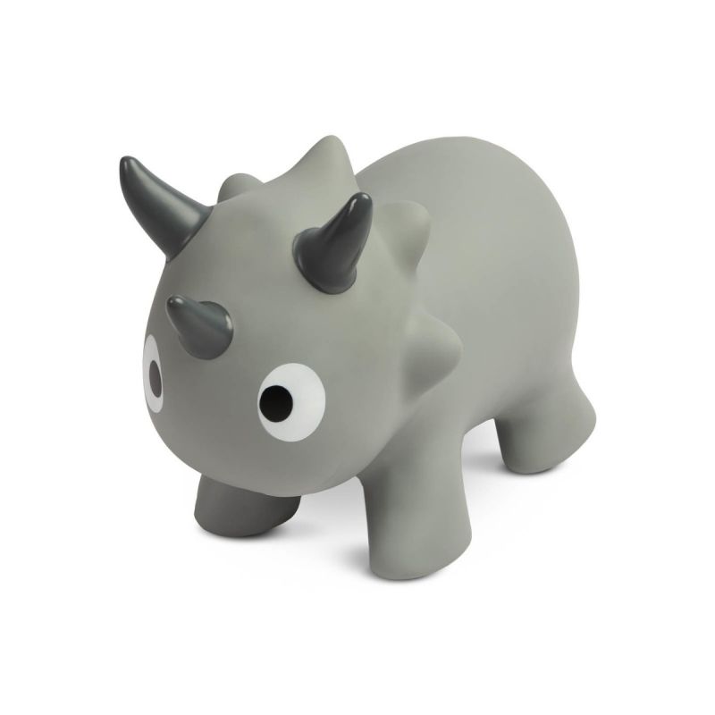 Dinosaurio Infable de goma para NIños que salta-Gris - imagen 2