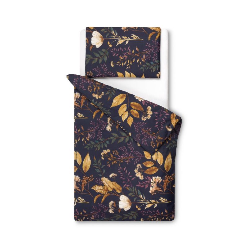 Ropa de Cama Infantil 2 Piezas Floristry 100x135 cm - Algodón 100% con Cremallera - imagen 2