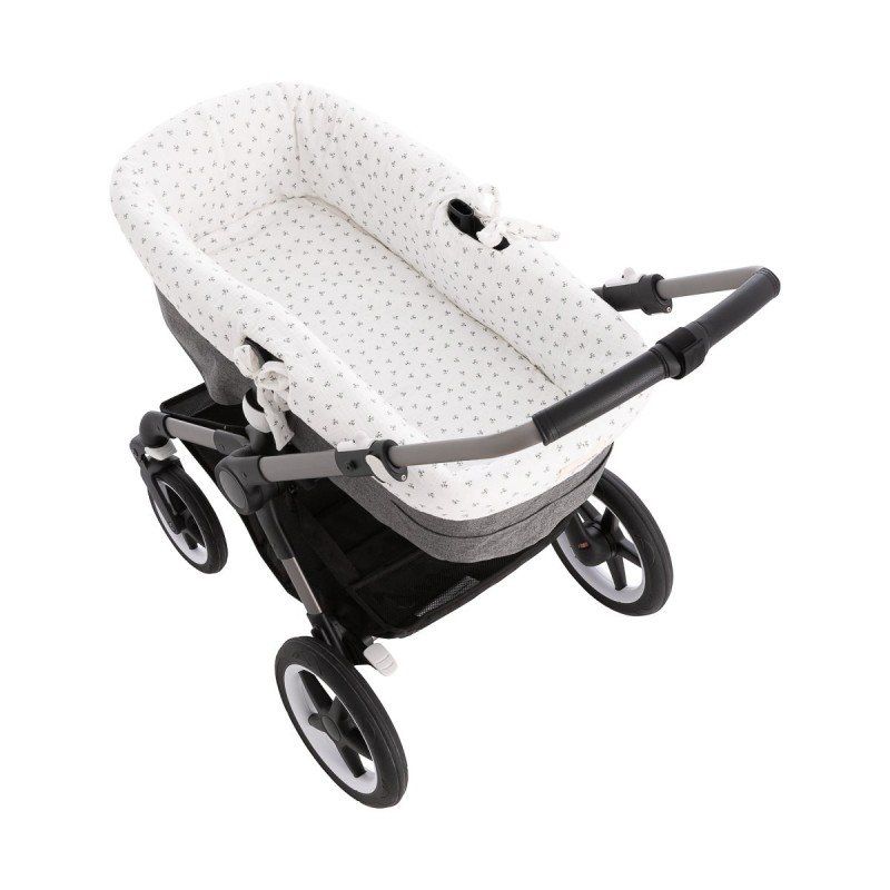 Funda Acolchada para Capazo Buga Sensitive. Compatible con Bugaboo Fox, Camaleon, Donkey y Búfalo